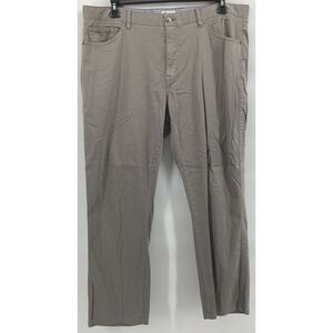 Peter Millar Performance Pants Mens 40 Stone Gray 5-Pocket Golf Trousers